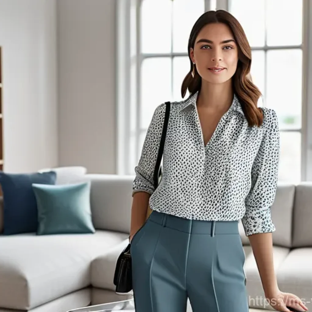 증강 현실의 상업적 활용 가능성 - **Prompt for AR in Home Decor/Retail:**
"A stylish young woman in her early 30s, dressed in smar...